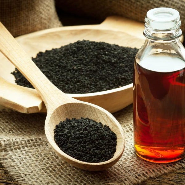Ägyptisches Schwarzkümmelöl - Nigella Sativa Non-GMO Trägeröl - Rein, nicht raffiniert, kalt gepresst
