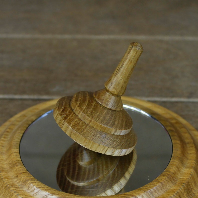 Small Spinning Top Wooden Toy That Develops Children's Etsy