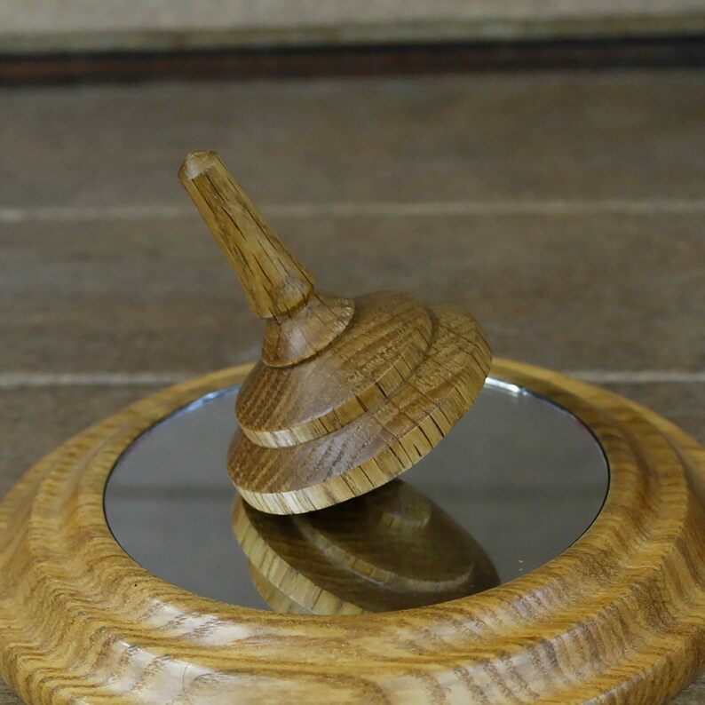Small Spinning Top Wooden Toy That Develops Children's Etsy
