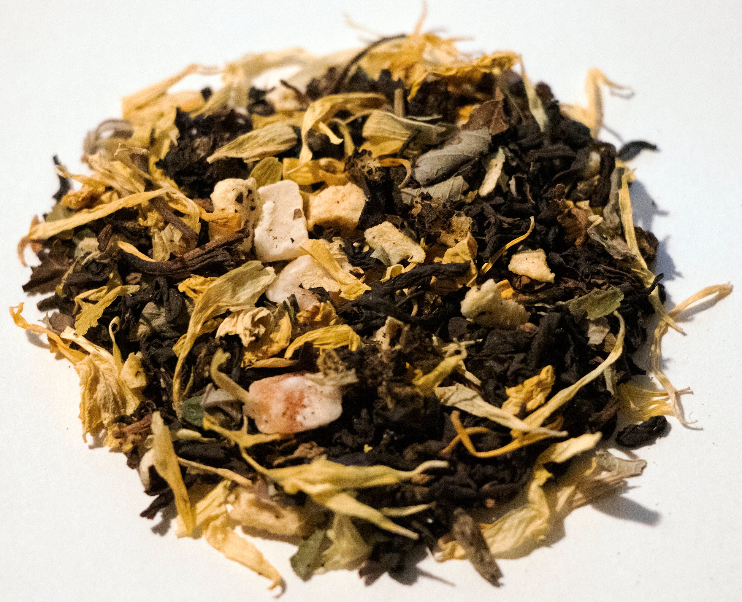 Decaf Peach Apricot Black Tea/Caffeine Free Fall Holiday Fruit