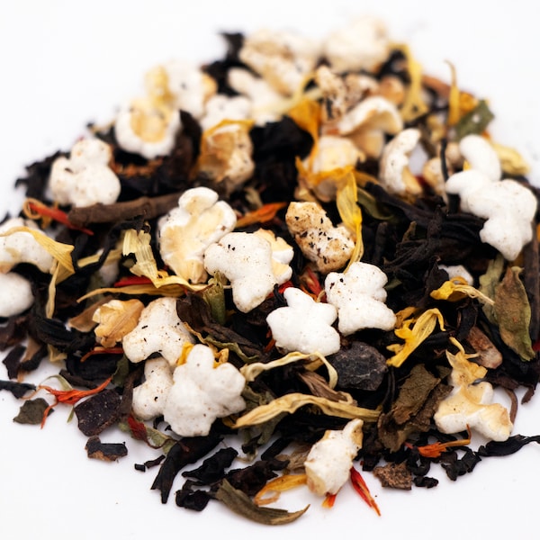 Toasted S'mores Black Tea / Fall Tea / Autumn Tea / Halloween Tea / Holiday Tea / Loose Leaf Tea / Tea Gift / Campfire Tea / Father's Day