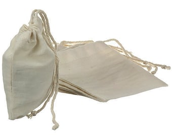 Sachets de thé en coton Buckingham / Sachet de thé en vrac / Sachet à épices en coton / Sachet de thé / Cadeau pour le thé