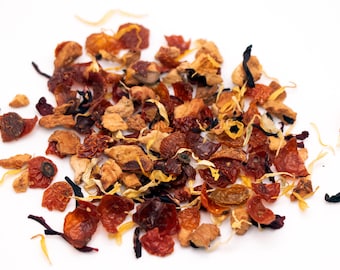 Sweet Maple Herbal Tea (Organically Sourced) / Loose Leaf Tea / Tea Gift / Fall Tea / Halloween Tea / Birthday Gift / Decaf Tea