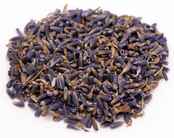 French Lavender Herbal Tea - Sapphire Blue / Calming Tea / Decaf Tea / Flower Tea / Tea Gift / Loose Leaf Tea / Father's Day