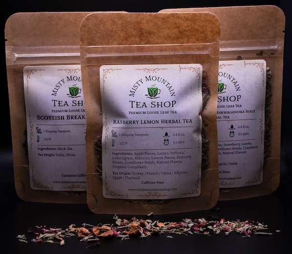 Create Your Own Tea Sample Tea Set / Stocking Stuffer / Loose Leaf Tea / Tea Gift / Sample Tea Set / Gift Set / Birthday Gift / Father's Day