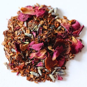 Lavender Berry Rooibos Tea (Organically Sourced) / Summer Tea / Caffeine Free Tea / Decaf Tea / Lavender Tea / Tea Gift / Father&#39;s Day