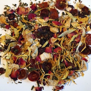 Ayurvedic Total Body Support Tea / Caffeine Free Tea / Loose Leaf Tea / Grounding Tea / Tea Gift / Herbalism