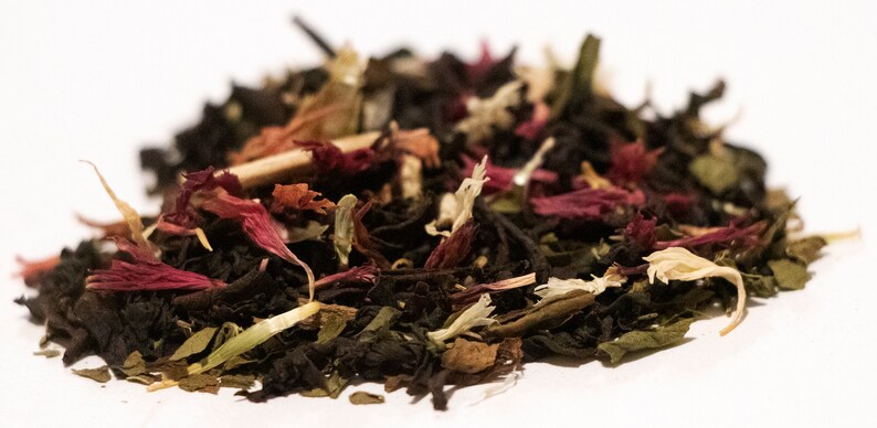 peppermint vanilla black tea