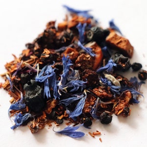 Blueberry Rooibos Tea / Tea Gift / Summer Tea / Fruit Tea / Decaf Tea / Caffeine Free Tea / Loose Leaf Tea / Father&#39;s Day