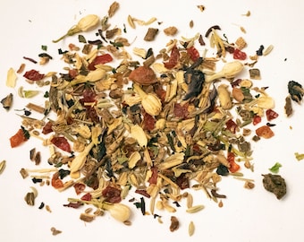 Digestive Support Herbal Tea / Loose Leaf Tea / Belly Support / Caffeine Free Tea / Tea Gift / Tummy Support / Father's Day