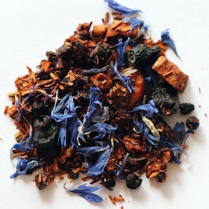 Blueberry Rooibos Tea / Tea Gift / Summer Tea / Fruit Tea / Decaf Tea / Caffeine Free Tea / Loose Leaf Tea