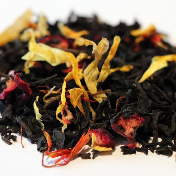 Caramel Cherry Black Tea / Holiday Tea / Fall Flavored Tea / Gourmet Tea / Luxury Tea / Dessert Tea