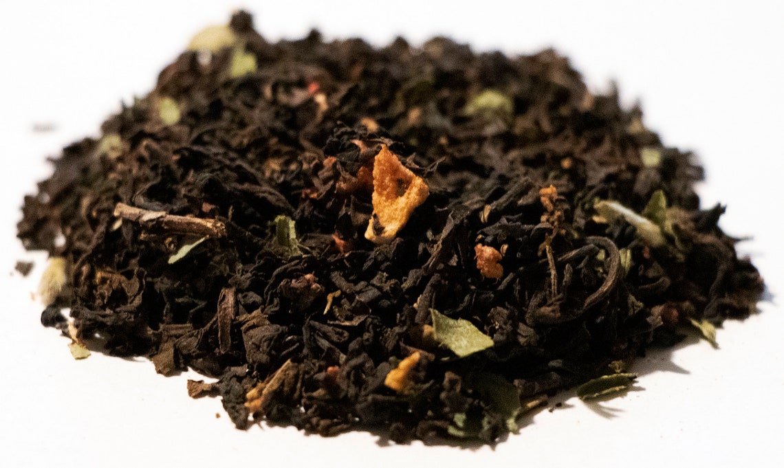 Decaf Strawberry Black Tea / Caffeine Free Black Tea / Fall Etsy