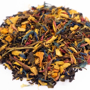 Ginger Turmeric Herbal Tea / Loose Leaf Tea / Wellness Tea / Herbal Support / Tea Gift / Self Care / Father&#39;s Day
