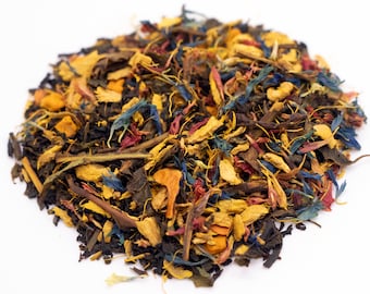 Ginger Turmeric Herbal Tea / Loose Leaf Tea / Wellness Tea / Herbal Support / Tea Gift / Self Care / Father's Day