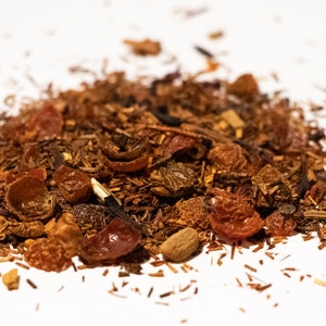 Cinnamon Apple Spice Rooibos Tea / Spiced Tea / Loose Leaf Tea / Tea Gift / Christmas Tea / Decaf Tea / Caffeine Free Tea