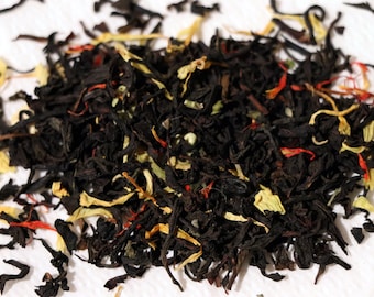Chocolate Orange Black Tea / Loose Leaf Tea / Holiday Tea / Fall Flavored Tea / Spiced Black Tea / Tea Gift / Father's Day
