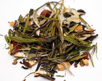 Bamboo Blueberry Lemon White Tea / Collagen / Aging / Tea Gift / Morning Ritual Tea / Grounding / Gift for Tea Lover / Father's Day