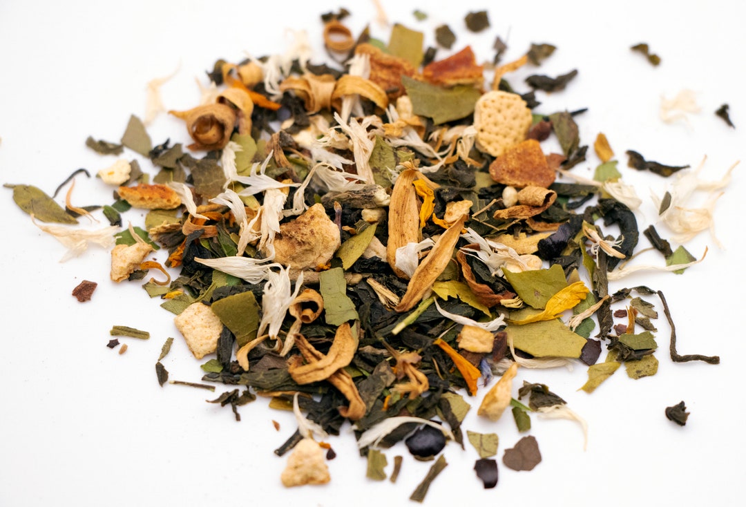 Citrus Energy Boost Green Tea / Tea for Energy / Loose Leaf Tea / Tea