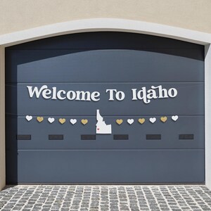 Welcome To Idaho or Custom State Banner Kit - Moving Gift - Welcome Wagon - Realtor tool