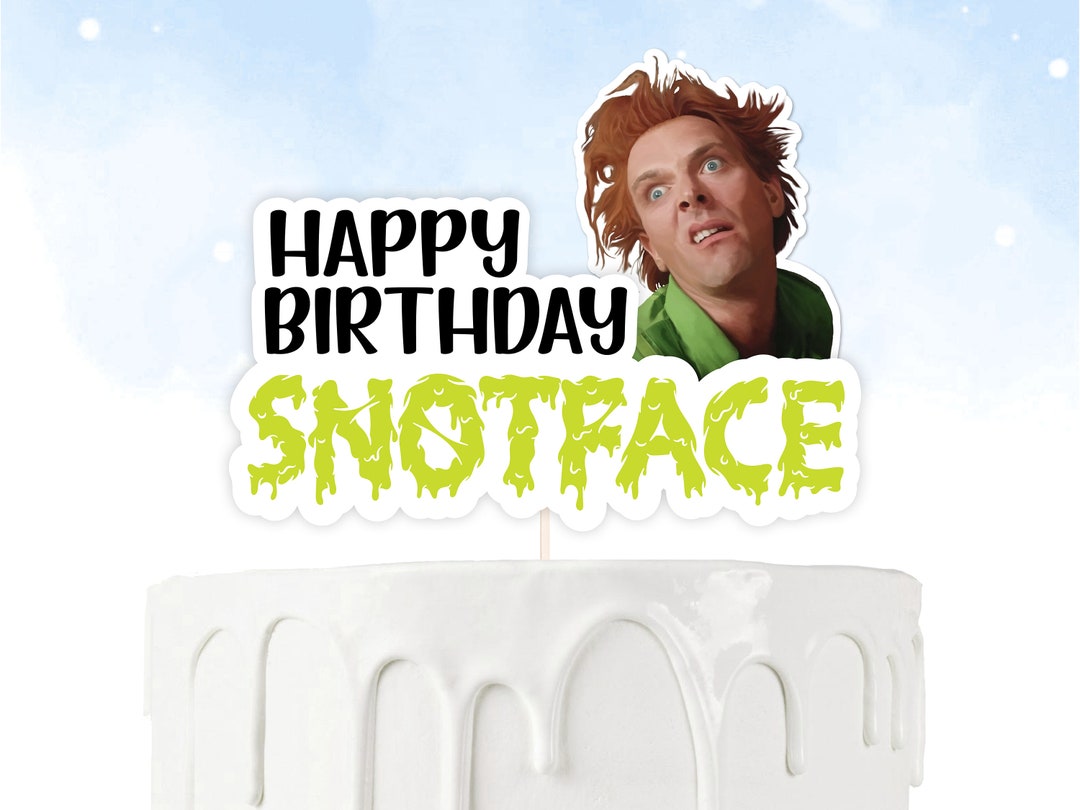 Drop Dead Fred Happy Birthday Snotface Cake Topper Phoebe Cates Snot