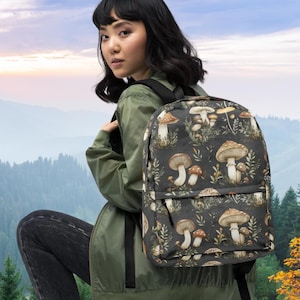 Forage & Flourish | Cottagecore Mushroom Backpack