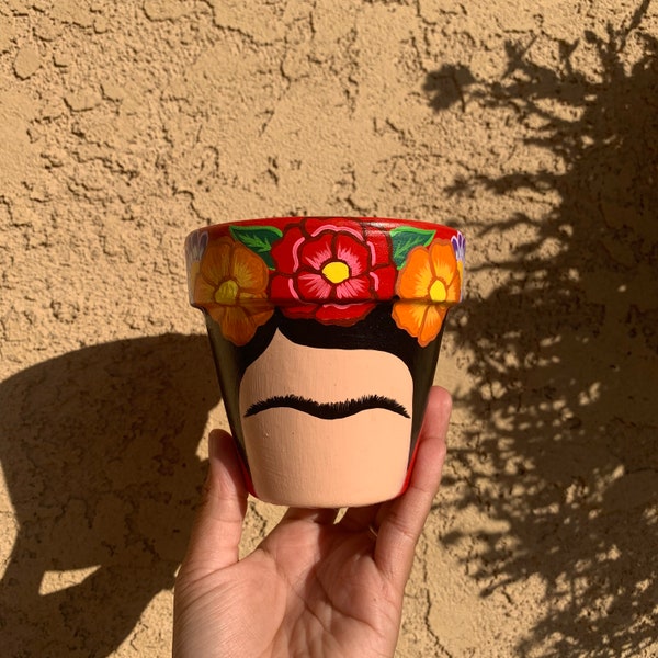 Frida Kahlo Pot - 4 inch