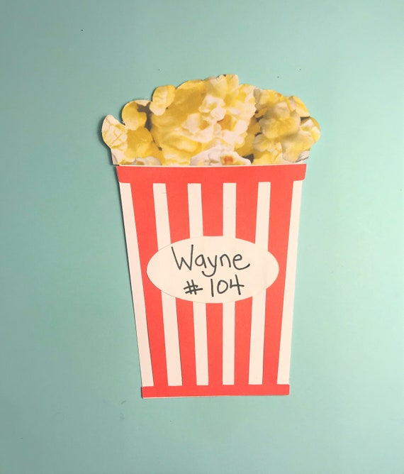 10 Popcorn Door Decs Ra Set Of 10 Etsy