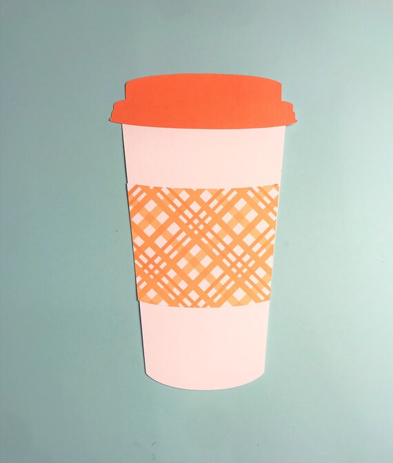 10 Coffee Cup Door Decs Ra Etsy