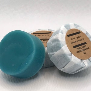 Vanilla Mint Conditioner Bar, solid conditioner
