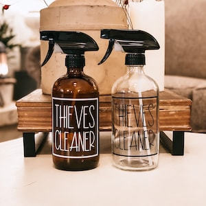 Thieves Cleaner Label 2 ~ 16oz Flasche ~ Label Only ~ Diebe Haushaltsreiniger