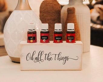 Oil All the Things ~ Essential Oil Block ~ Oil Storage ~ Oil Shelf ~  5ml to 15ml ~ Young Living