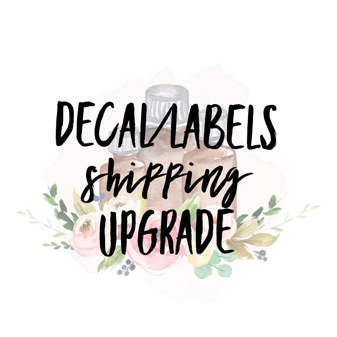 Shipping Upgrade for Decals/labels - Etsy