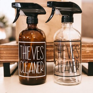 Thieves Cleaner Label 2 16oz bottle Label Only Thieves Household Cleaner image 2
