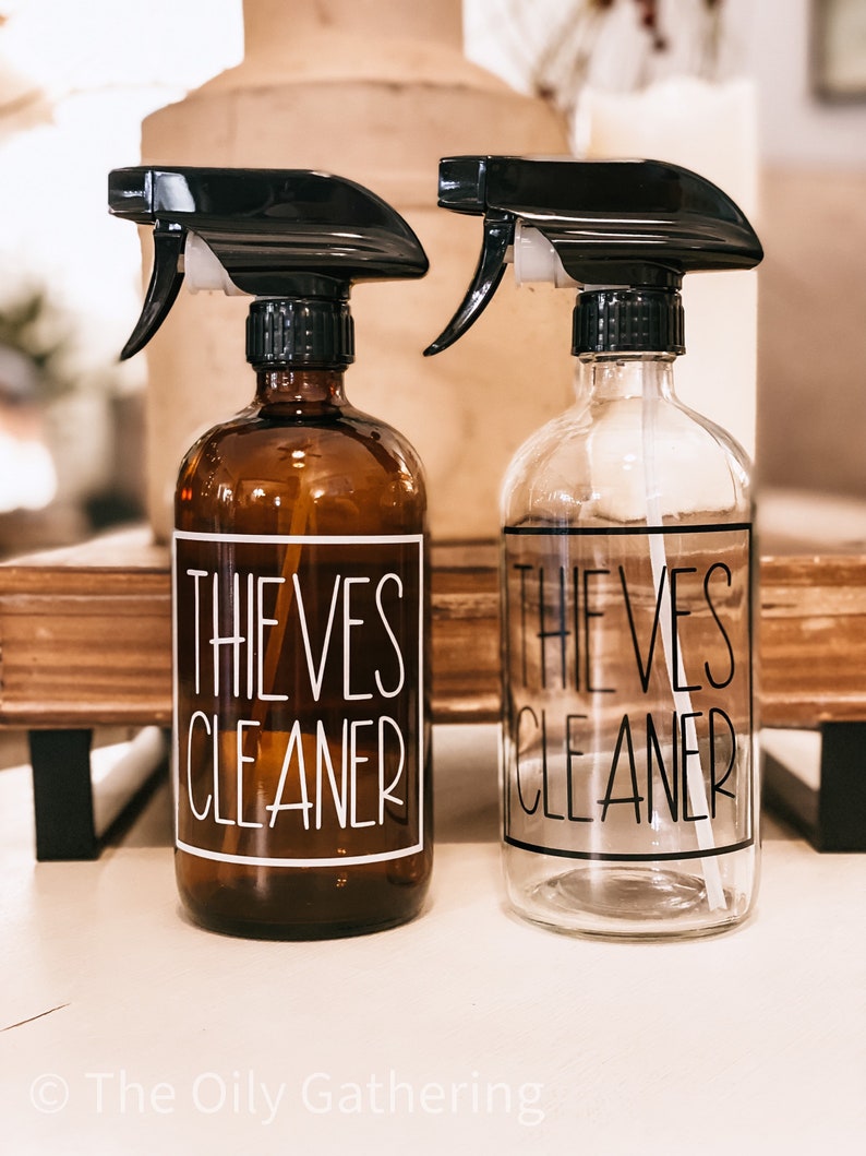 Thieves Cleaner Label 2 16oz bottle Label Only Thieves Household Cleaner image 2