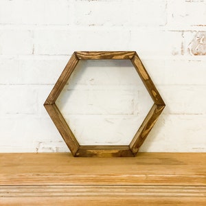 Hexagon Shelf ~ Honeycomb ~ Oil Rack ~ Boho ~ Floating Shelf ~ Rustic Shelf  ~ Geometric Shelf