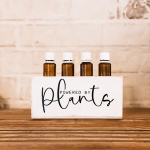 Powered by Plants~ Essential Oil Block ~ Oil Storage ~ Oil Shelf ~ 15ml ~ Young Living