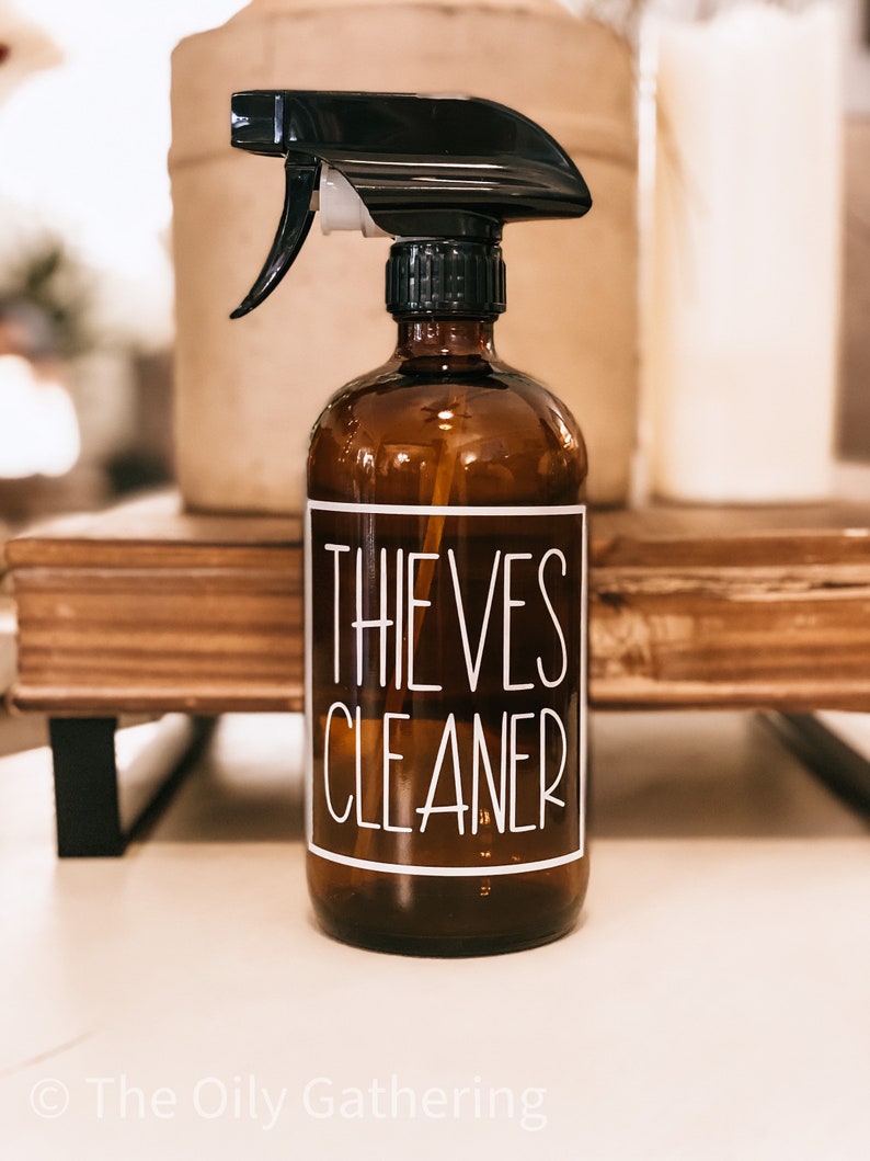 Thieves Cleaner Label 2 16oz bottle Label Only Thieves Household Cleaner image 4
