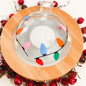 Dewdrop christmas lights on jewelry