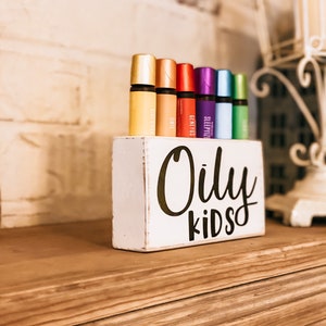 Oily Kids Roller Block Roller Bottle or 5ml Essential Oil Block Oil Storage Oil Shelf 6 hole Young Living Team gifts image 4