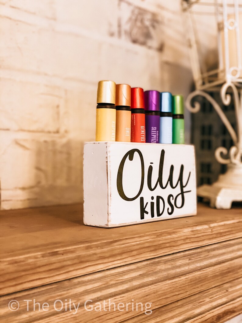 Oily Kids Roller Block Roller Bottle or 5ml Essential Oil Block Oil Storage Oil Shelf 6 hole Young Living Team gifts image 4