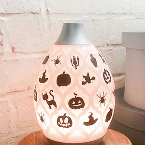 Set of 21 various Halloween symbols for Desert Mist Diffuser, Lantern Diffuser or Aria Diffuser ~ Vinyl Decal