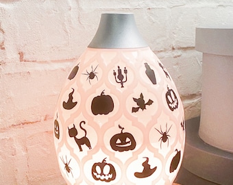 Set of 21 various Halloween symbols for Desert Mist Diffuser, Lantern Diffuser or Aria Diffuser ~ Vinyl Decal