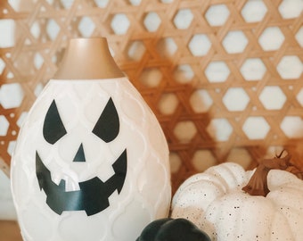 Wüstennebel Diffusor Scary Kürbis Gesicht ~ Jack-O-Laterne Vinyl Aufkleber