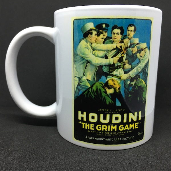 Harry Houdini - The Grim Game Movie Poster - 12oz Coffee Mug