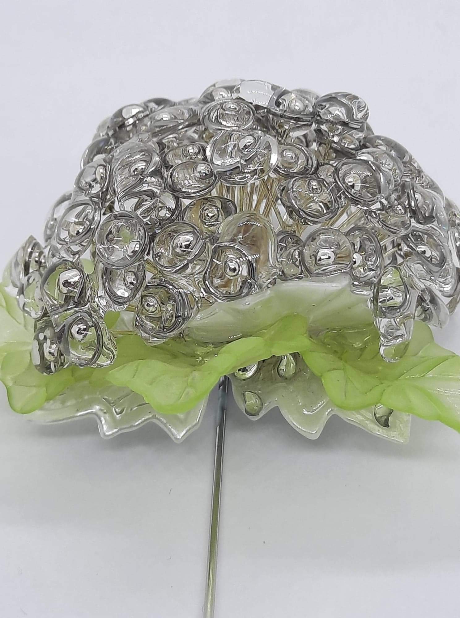 Broche Pour Femme En Verre Cristal Coloré - Alliage, 5.5x3.5 Cm, Pour Mariage, Soirée Ou Quotidien