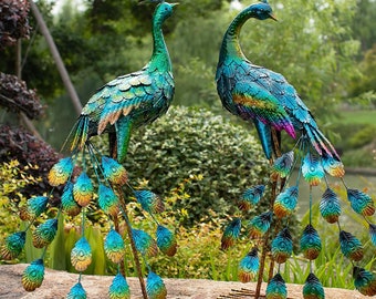 Peacock Sculpture Etsy
