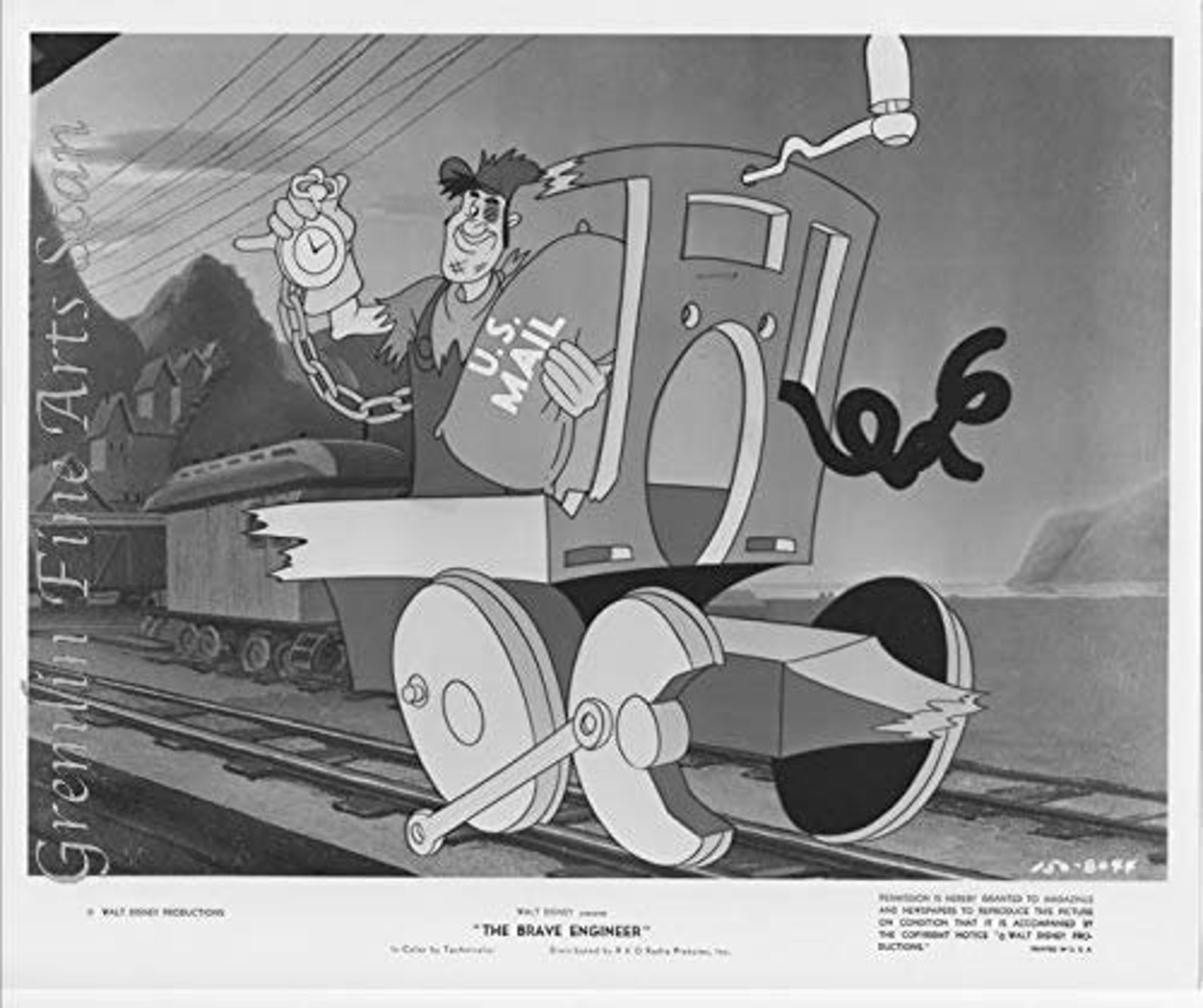 Disney's The Brave Engineer Casey Jones Original Etsy