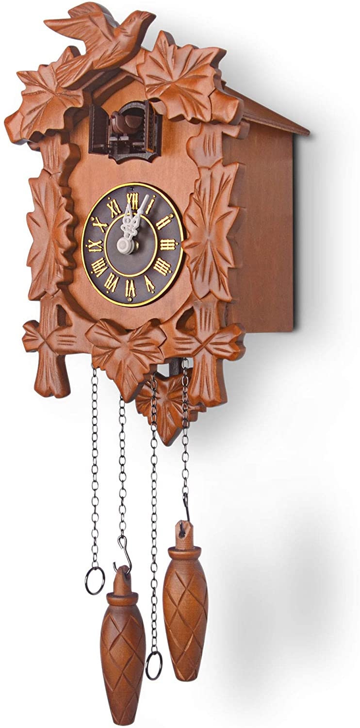 Handcrafted Solid Linden Wood Cuckoo Clock with HandCarved Etsy