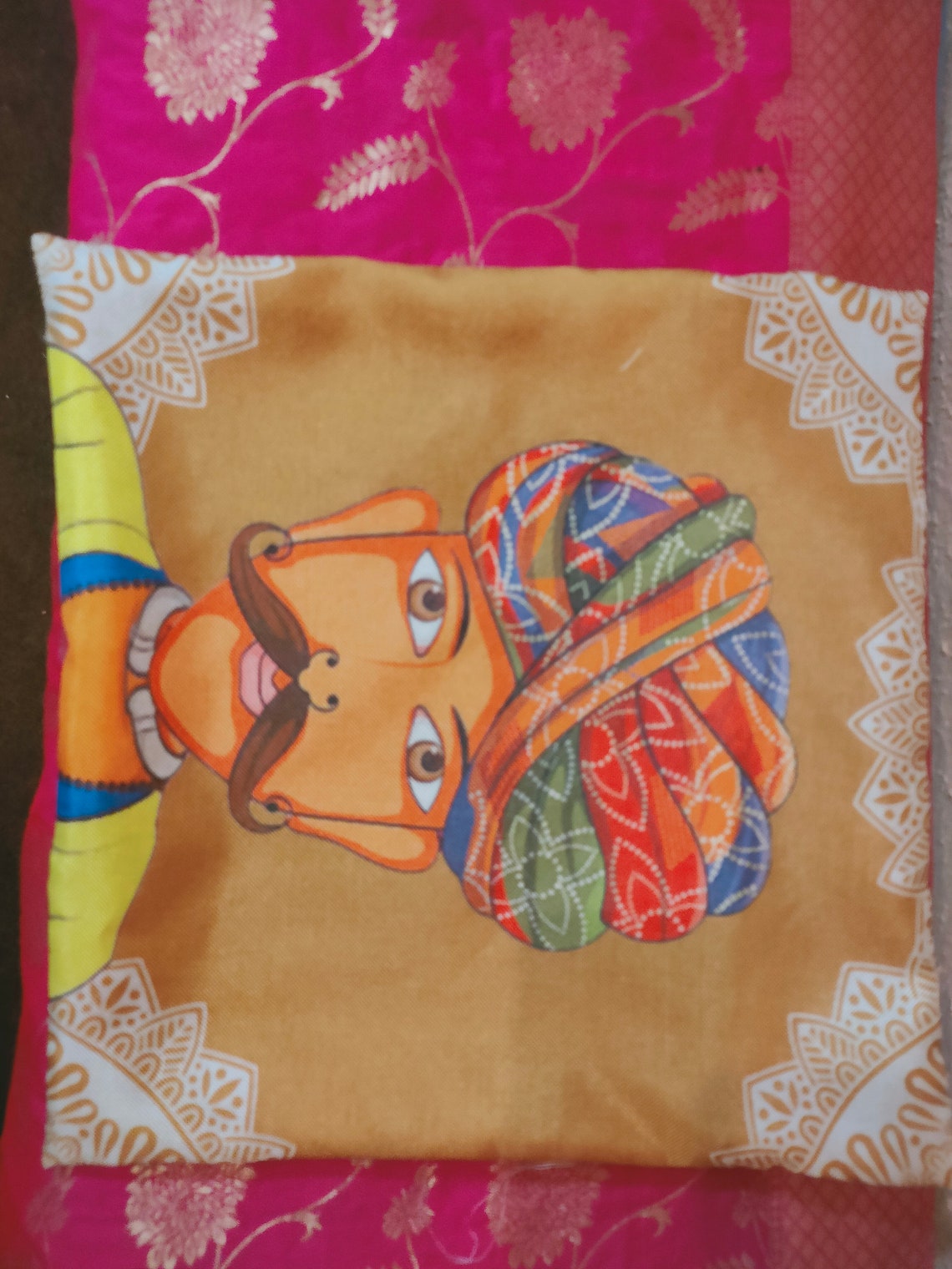 Rajasthani theme cushion covers with 2 stuffed cushions Etsy